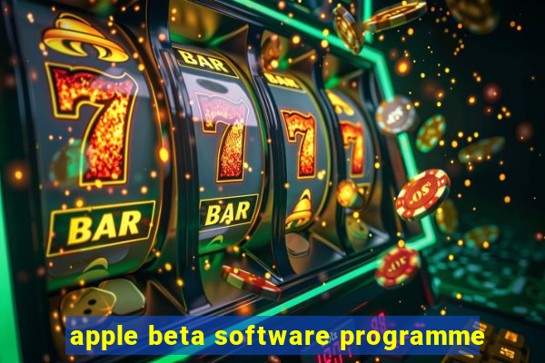 apple beta software programme